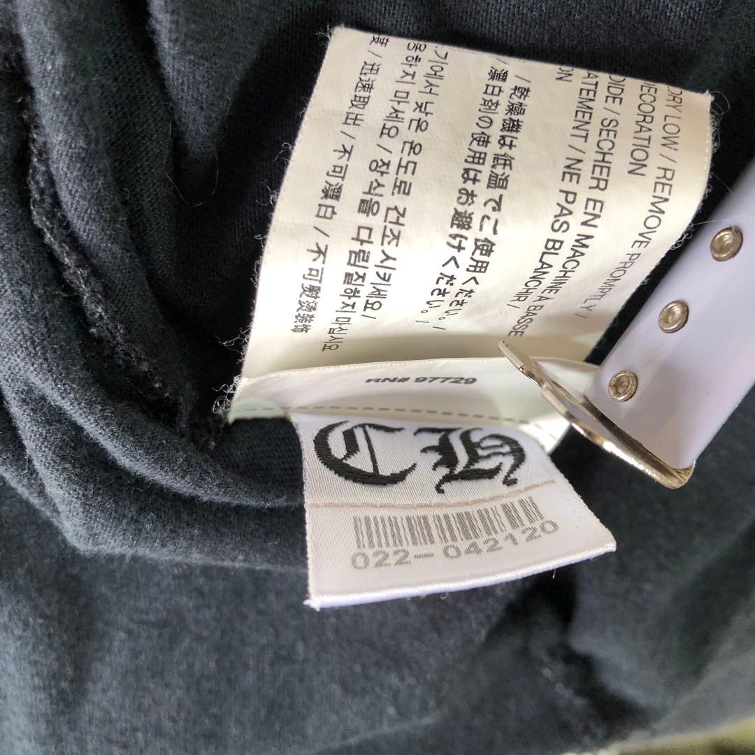 クロムハーツ ロンT フローラルクロス ホースシュー XL ブラック LA