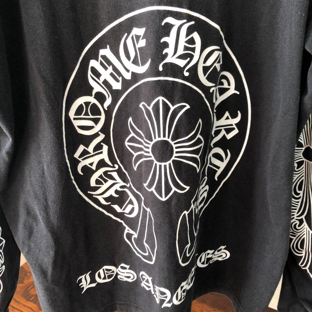 クロムハーツ ロンT フローラルクロス ホースシュー XL ブラック LA