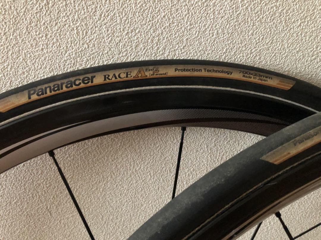 シマノカーボンホイール WH-9000C35TU前後タイヤ付11速