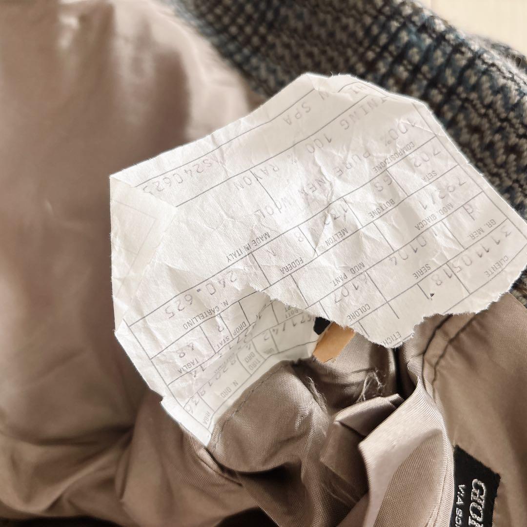 GIORGIO ARMANI ダブルブレスト テーラードジャケット チェック