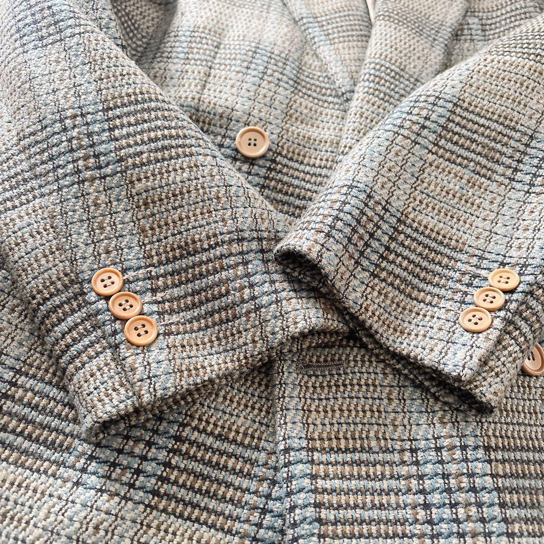 GIORGIO ARMANI ダブルブレスト テーラードジャケット チェック