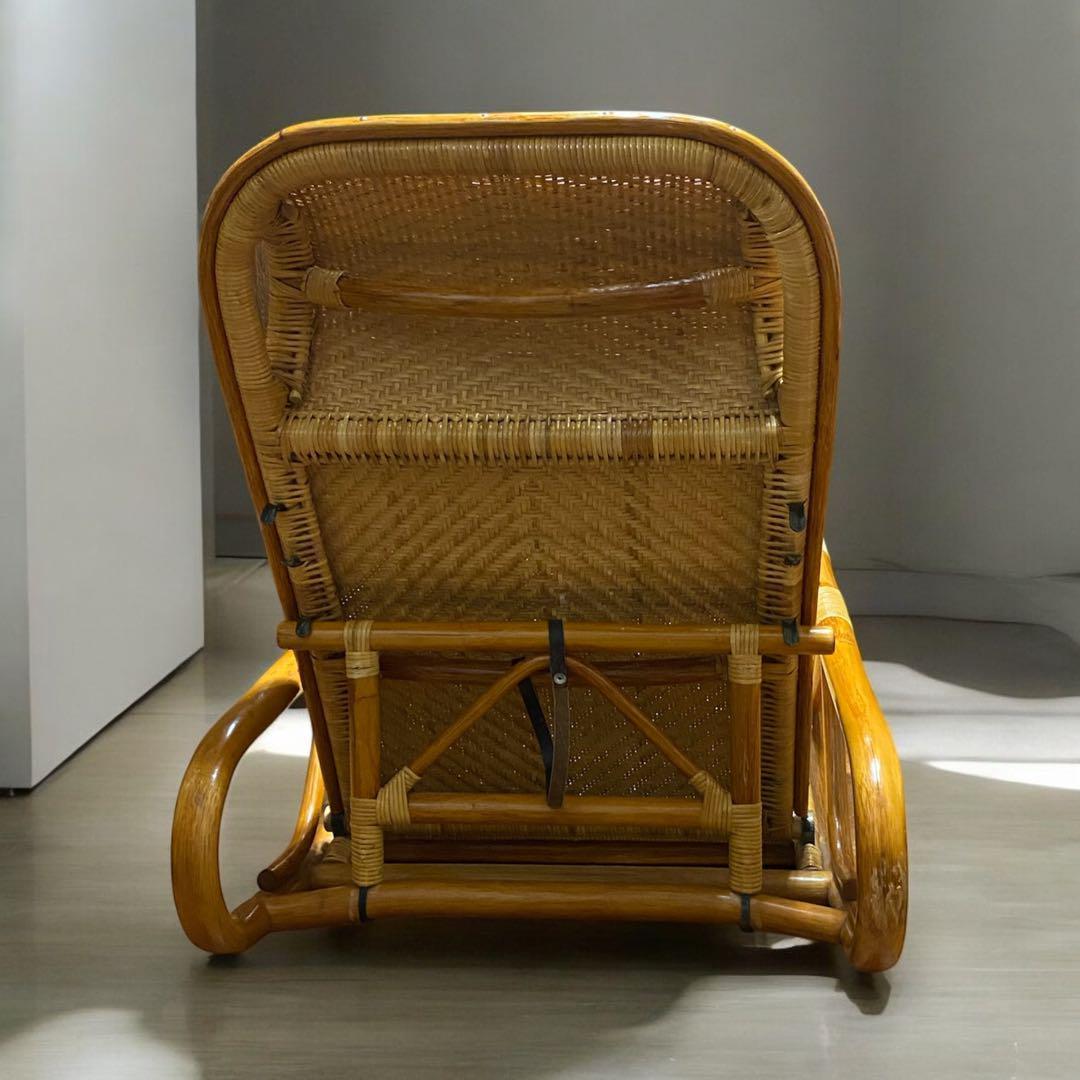 N*a様 ラタンの低めのロッキングチェア　3段階調整可