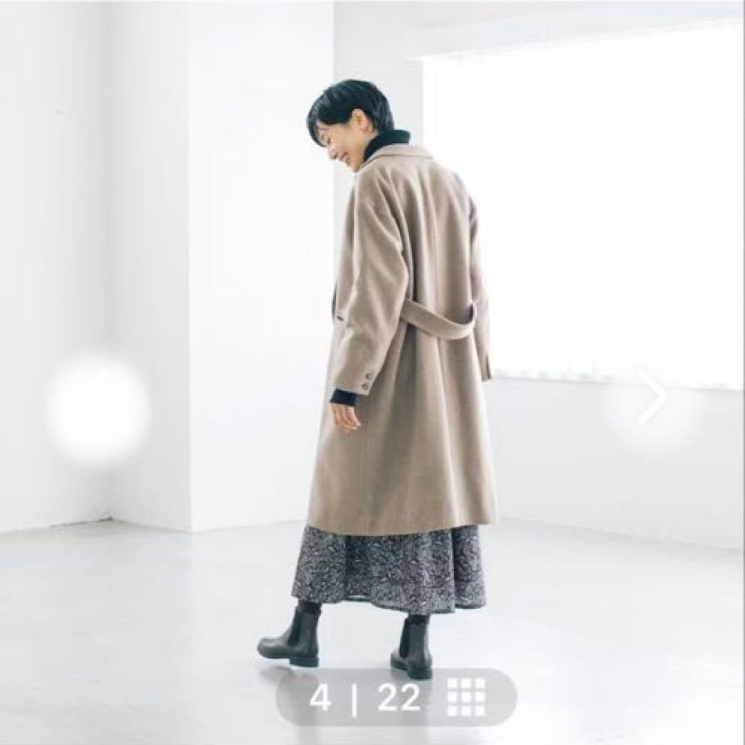 北欧暮らしの道具店「冬のお出かけも私らしく」3WAYアレンジ襟　チェスターコート