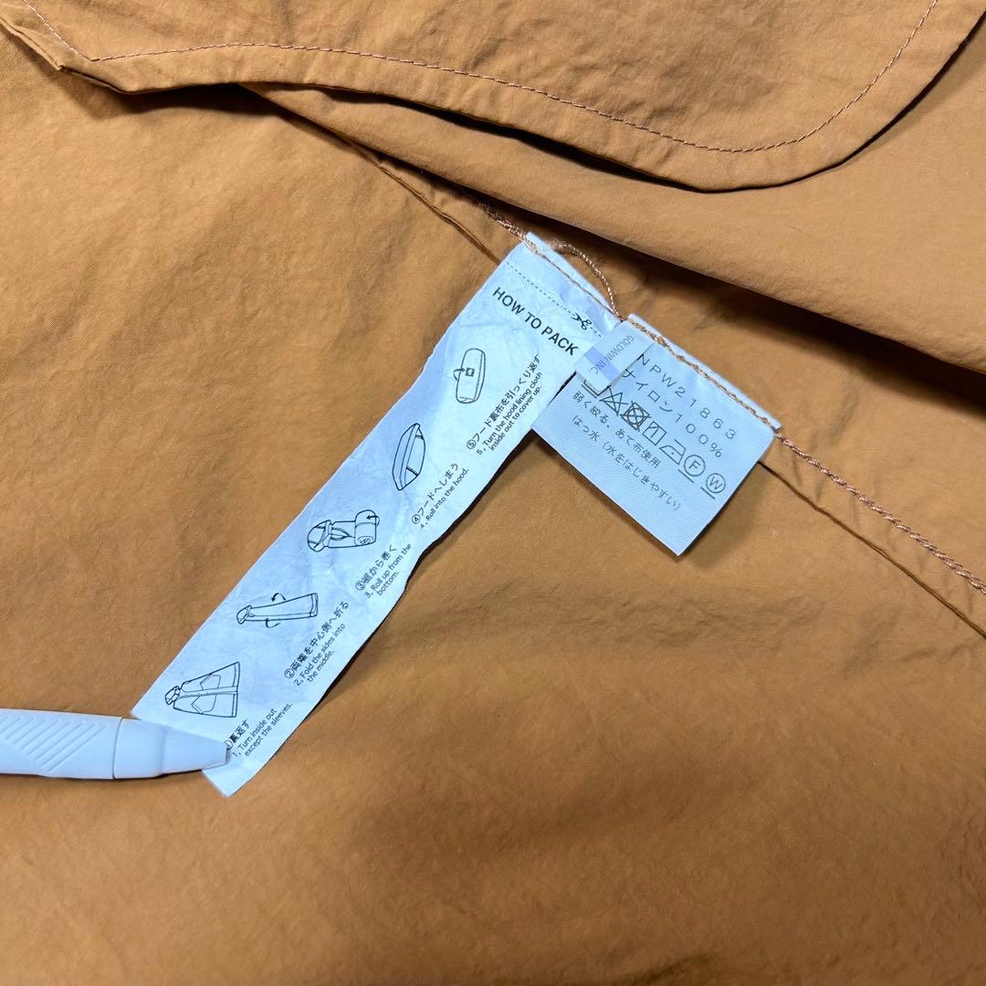 美品 ノースフェイス ロールパック ジャーニーズ コート 茶色 ブラウン M