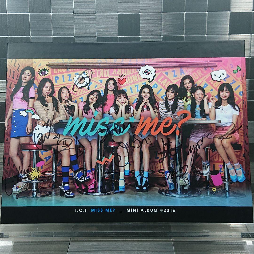 I.O.I 『miss me?』(全メンバーサイン入りCD) トレカ付