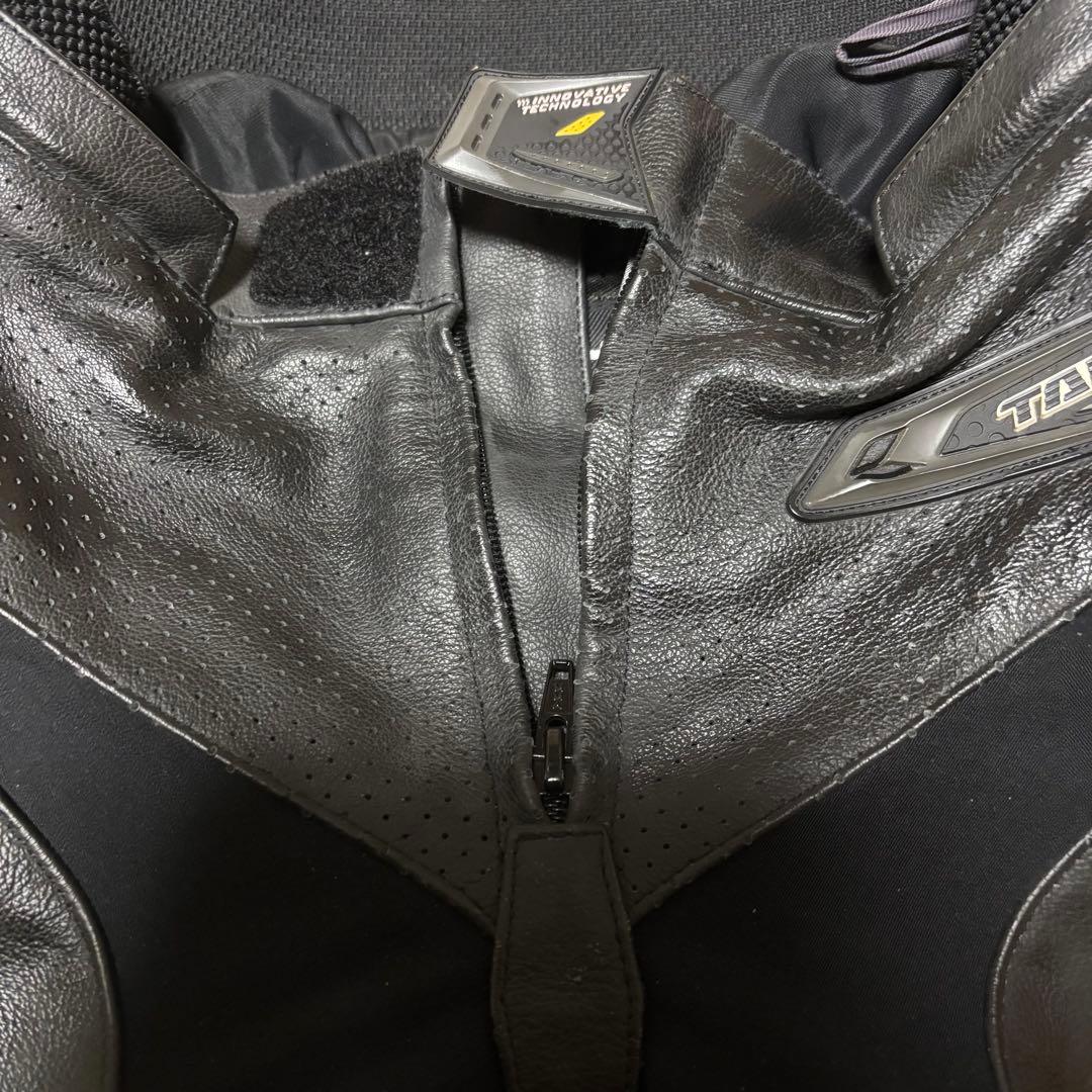 RS タイチ　RS TAICHI　パンチングレザーパンツプロテクター牛革Lサイズ