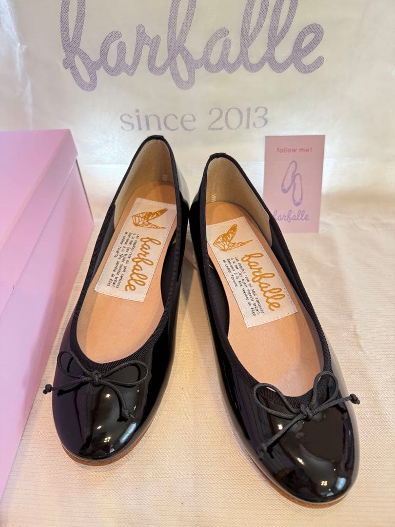 ✨美品✨barballe ファルファーレ エナメル パンプス 23cm