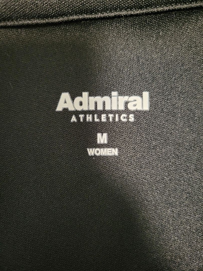【美品】Admiral　テニス　ジャケット　ブラック　M　ダブルジッパー