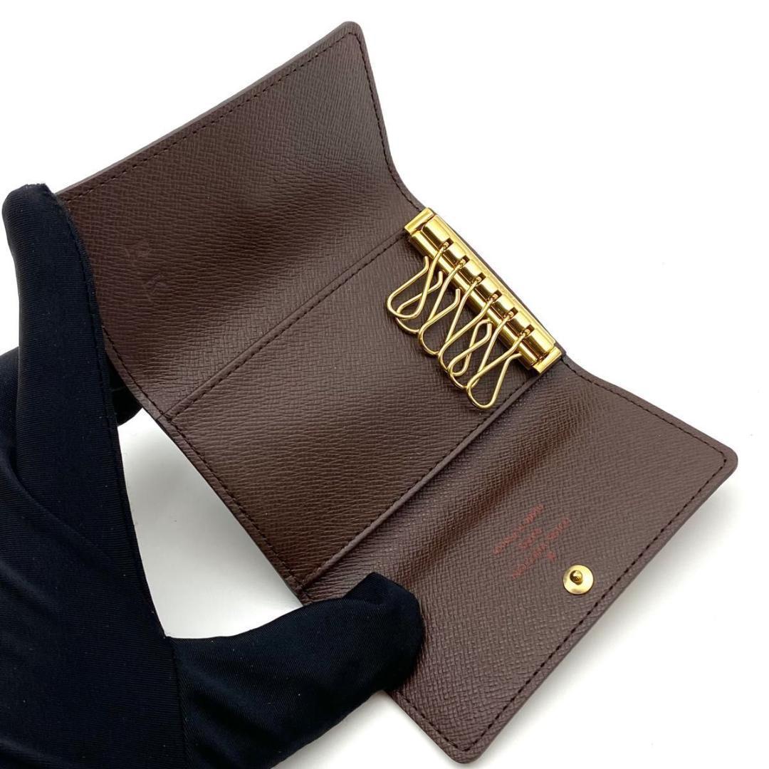 【未使用品】ルイヴィトン ダミエ エベヌ ミュルティクレ 6 6連 キーケース