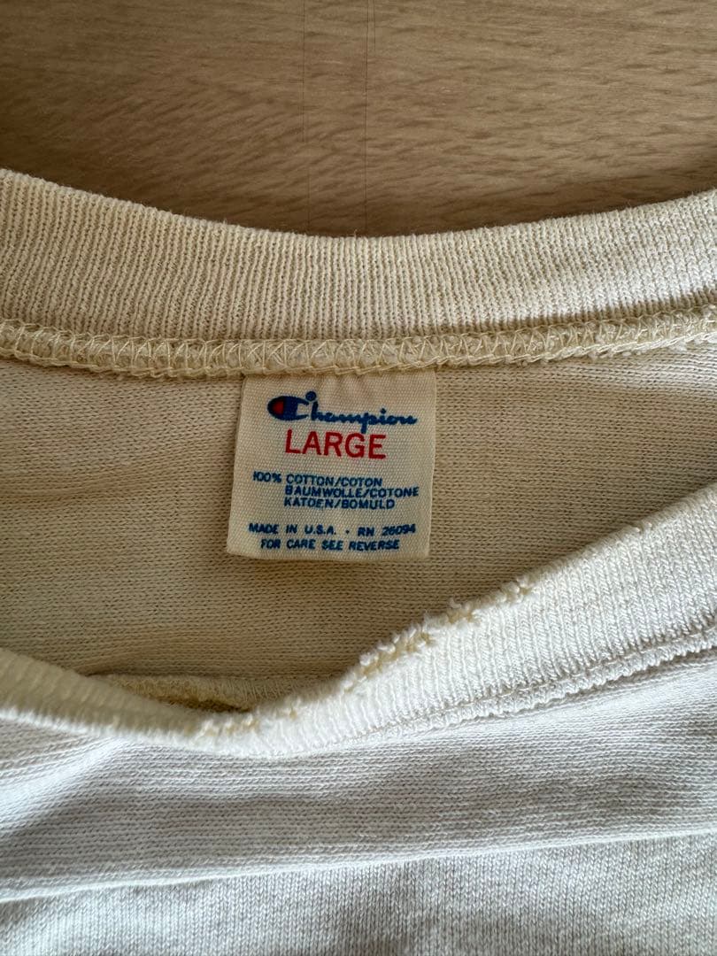 80s トリコタグ Champion チャンピオン UCLA フットボール L