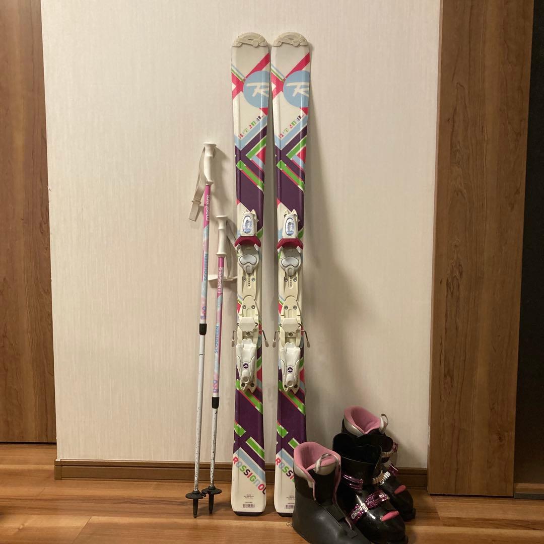 ROSSIGNOL スキーセット130cm