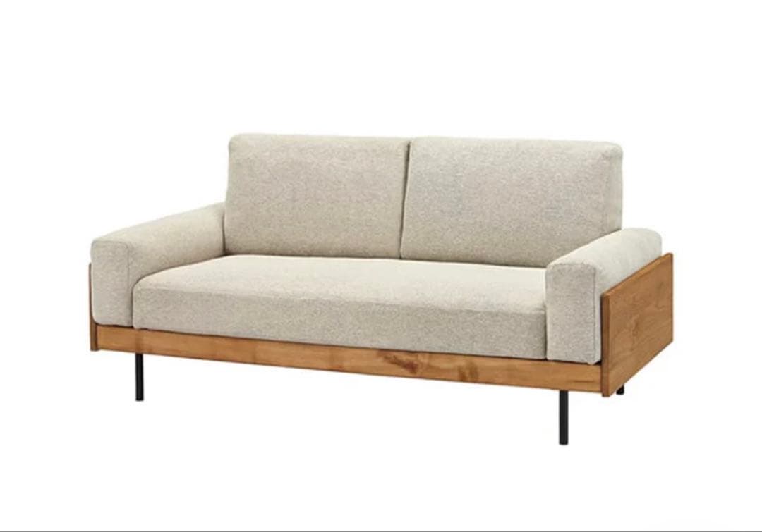 unico TREL(トレル)カバーリングソファ2.5シーター　ベージュ