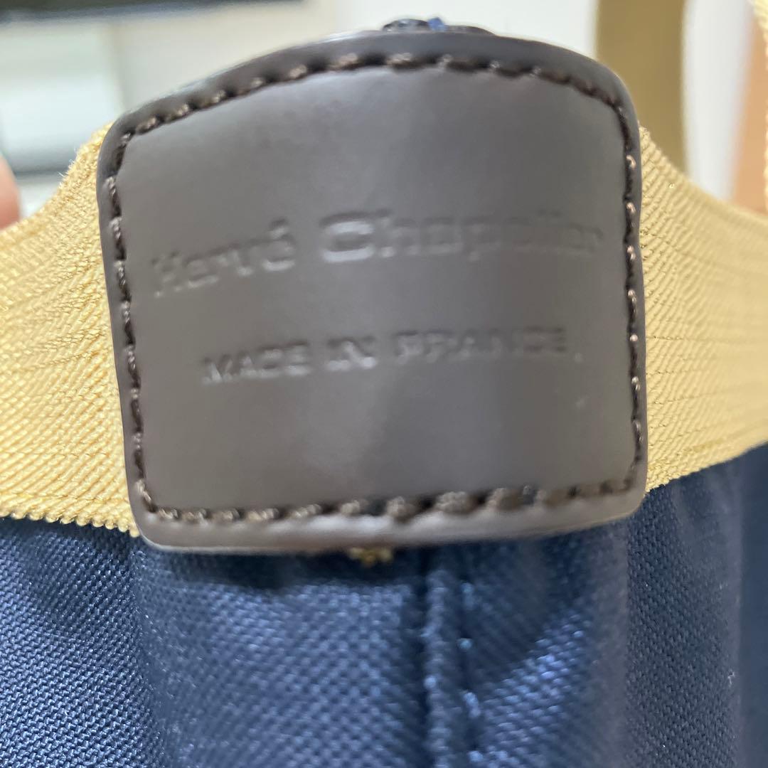 エルベシャプリエ　707C ネイビー　ゴールド　トゥモローランド　舟型