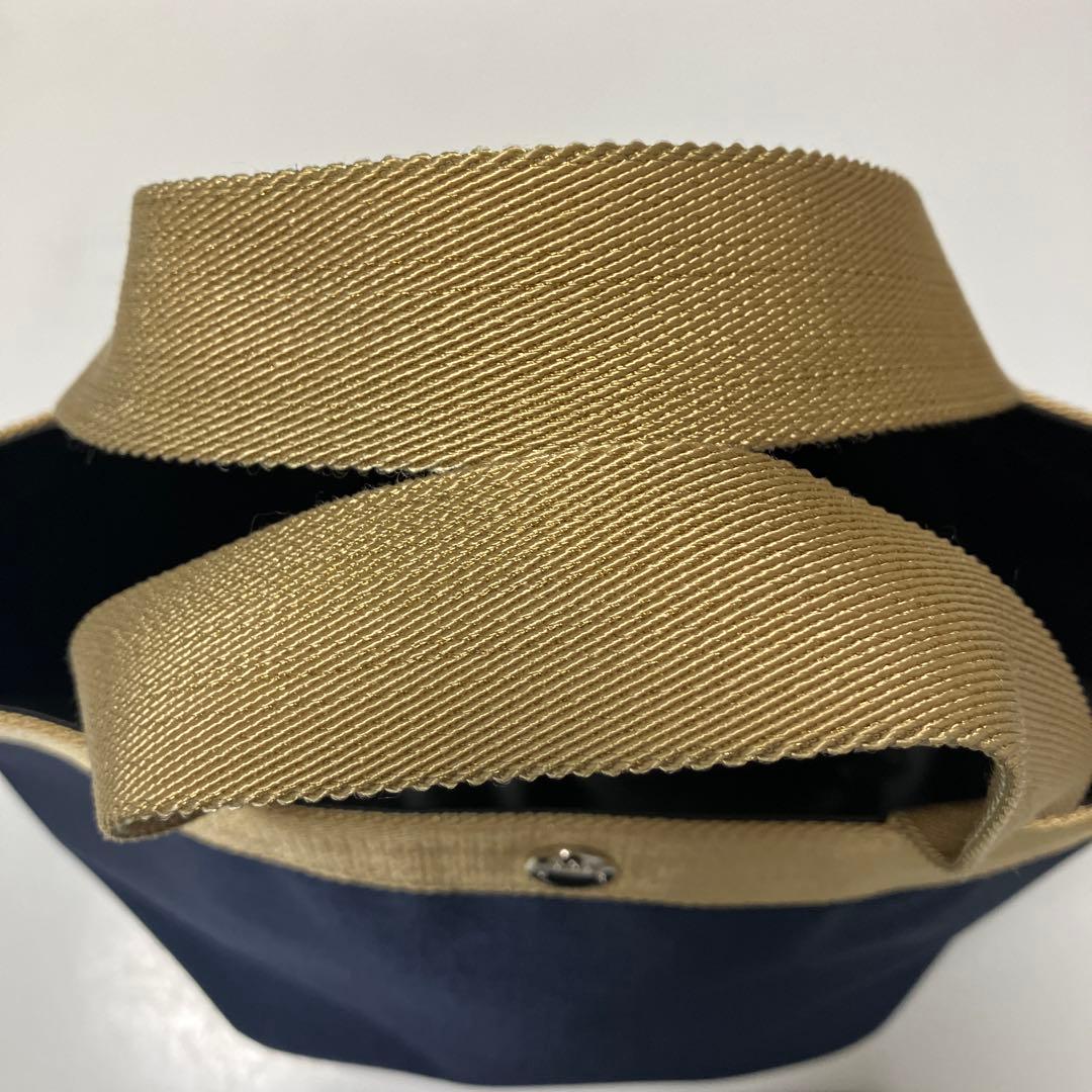 エルベシャプリエ　707C ネイビー　ゴールド　トゥモローランド　舟型