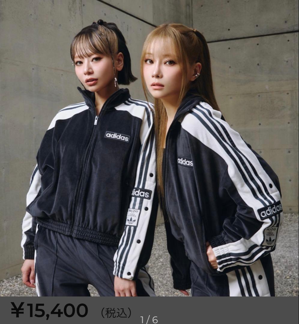 トップス adidas W ADIBREAK VELOUR TT