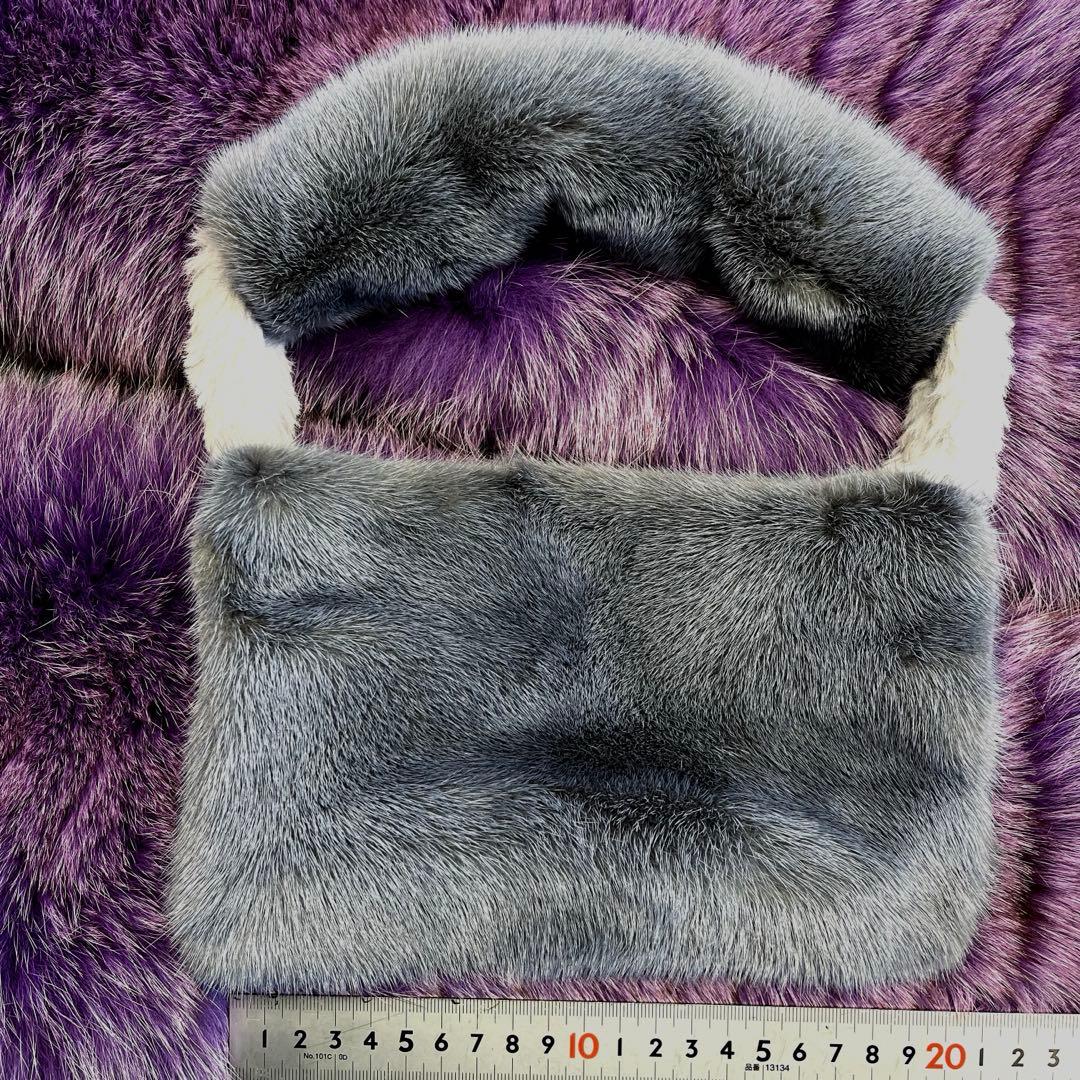 ミンク　ハンドルカバー／ブルーグレー Ｍサイズ ２枚セット／GAKE日本製❣️