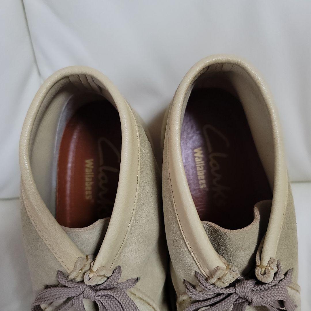 未使用クラークスワラビーClarks Wallabee26.0cmサンドベージュ