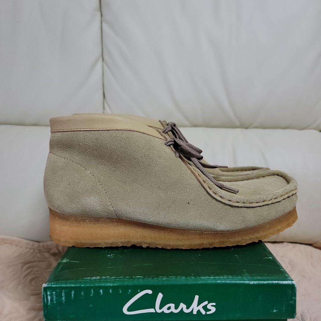 未使用クラークスワラビーClarks Wallabee26.0cmサンドベージュ