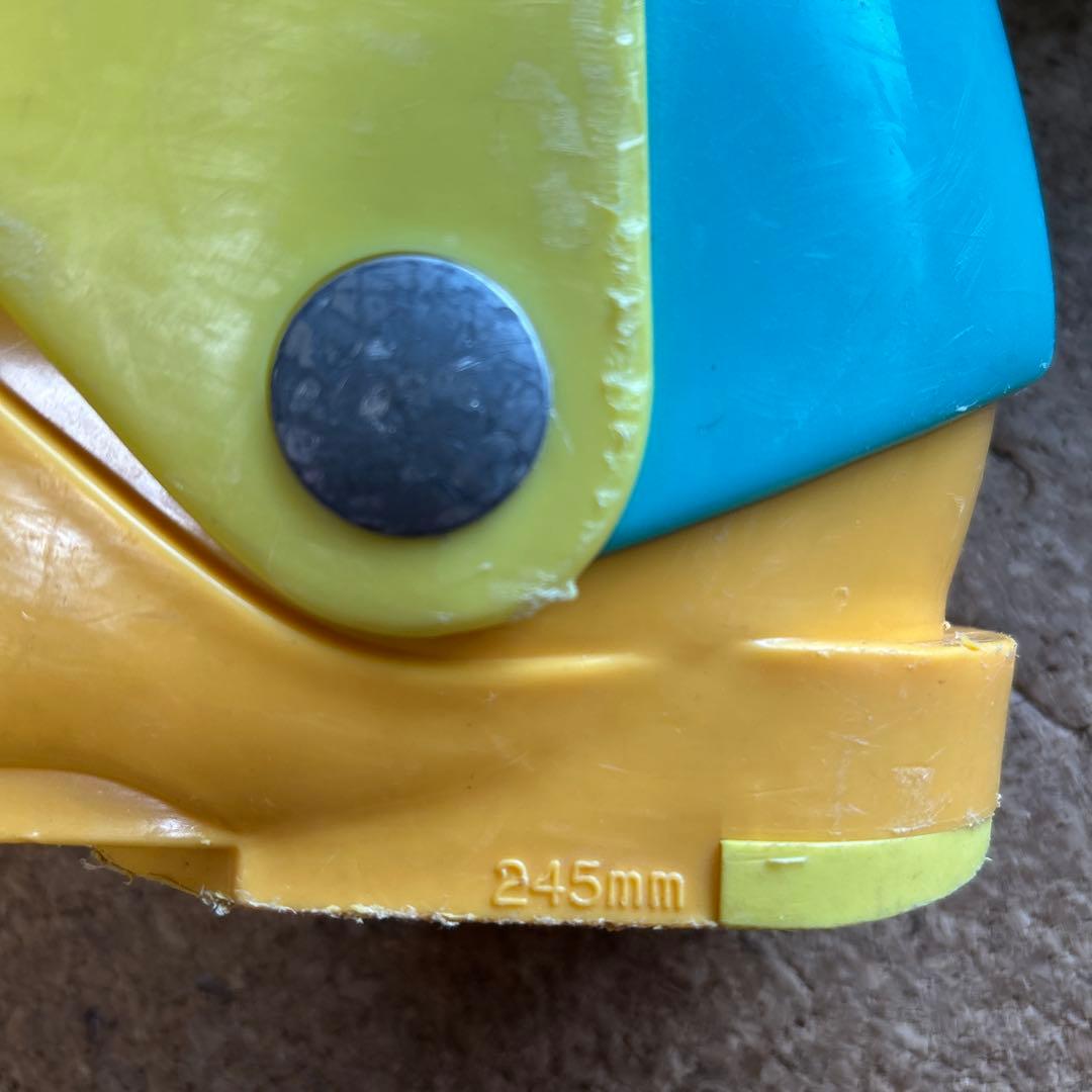 KAZAMA スキー板（100㎝）とブーツ（21.0㎝）セット キッズ　イエロー