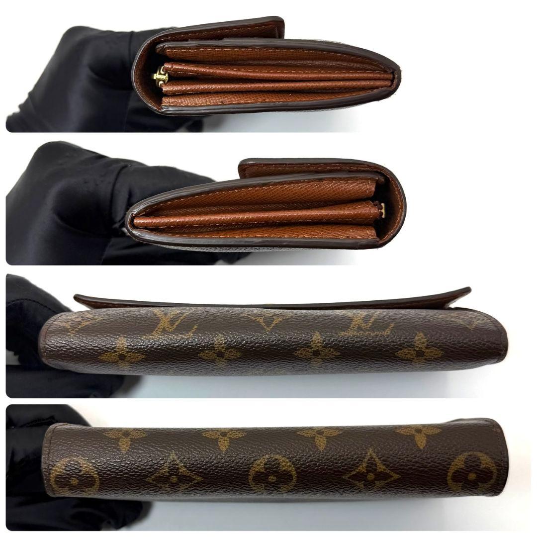 美品 ルイヴィトン モノグラム ポルトフォイユ サラ 10カード 茶色 財布 .