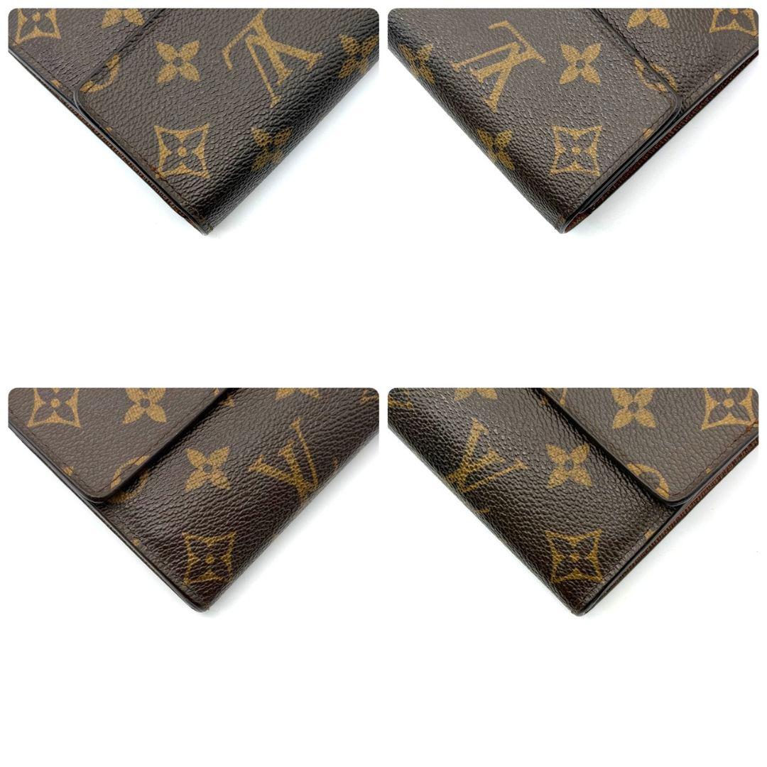 美品 ルイヴィトン モノグラム ポルトフォイユ サラ 10カード 茶色 財布 .