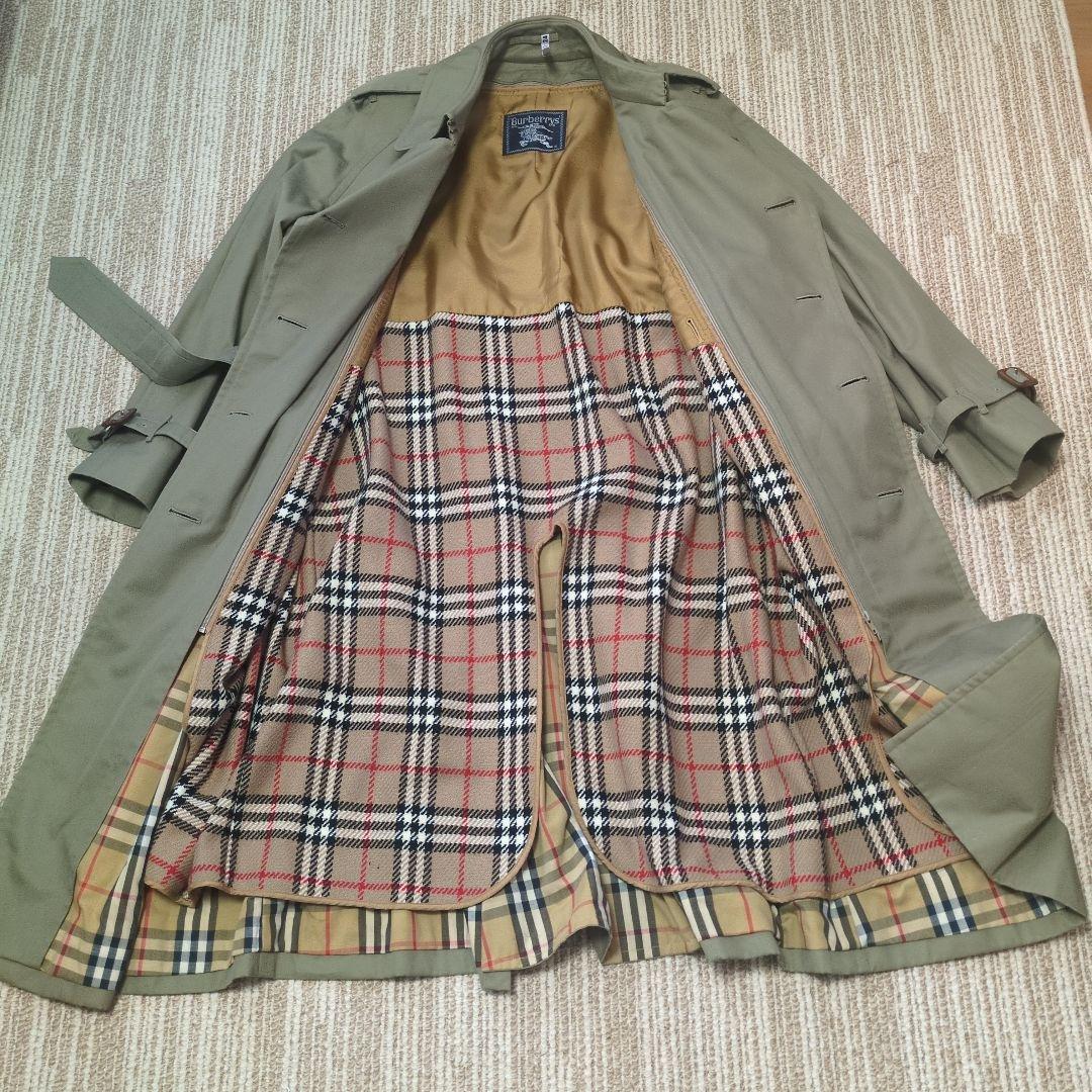 【美品】BURBERRYS バーバリーズ トレンチコート 玉虫色 ライナー付