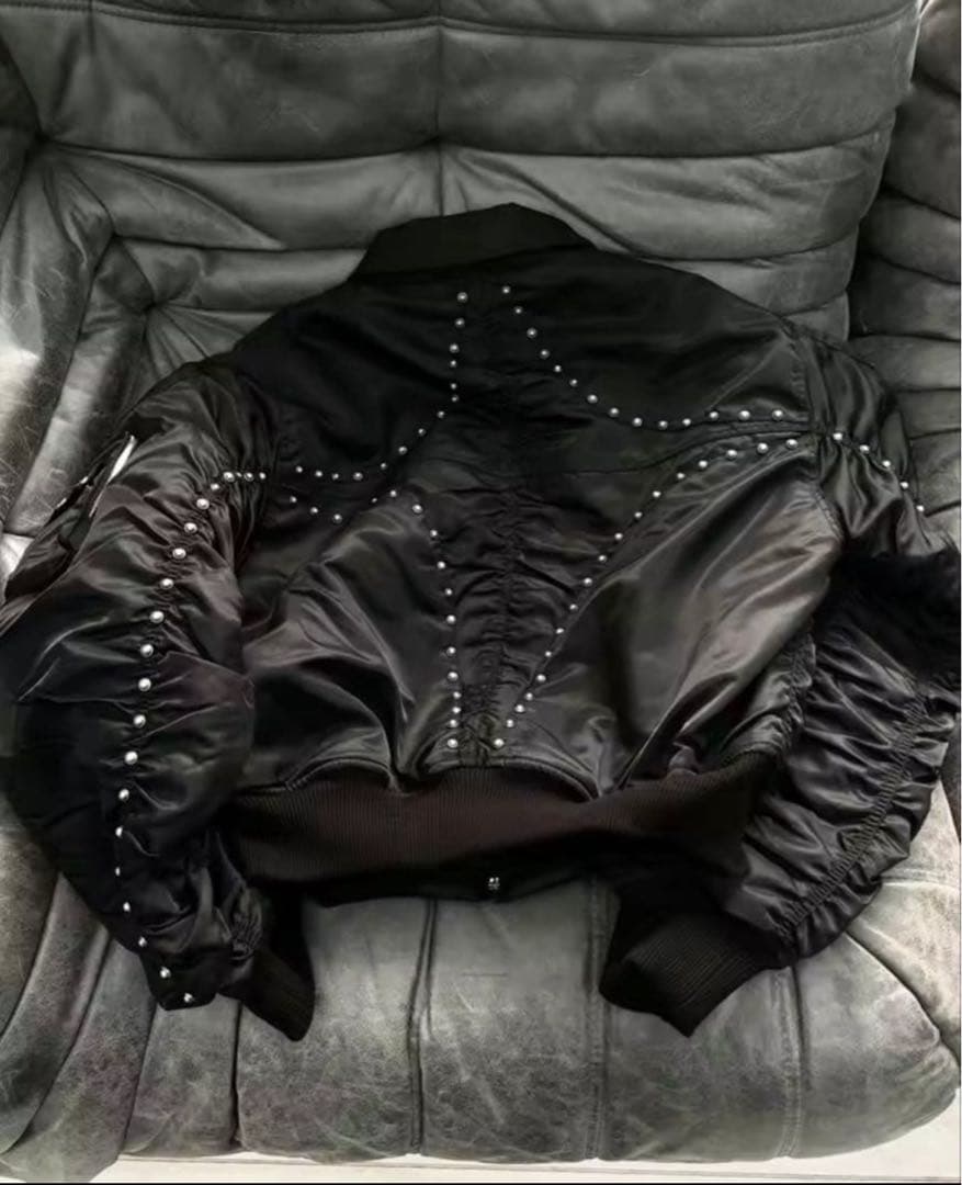 最安値‼️ ブラック ボンバージャケット thug club