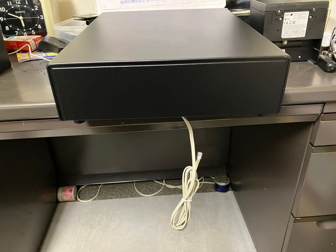 ⭐︎SIIエアペイスマレジ対応サーマルプリンター&キャッシュドロワー黒一式エプソン