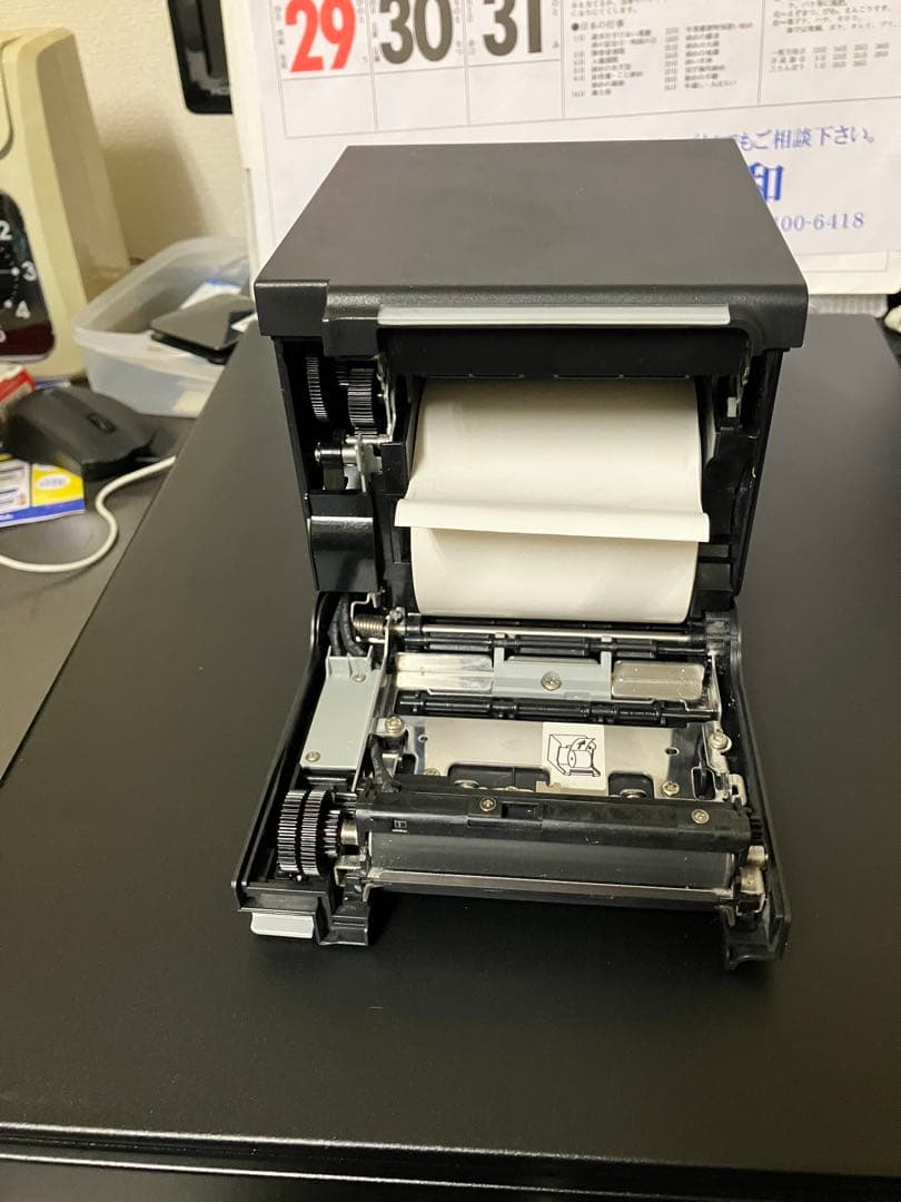 ⭐︎SIIエアペイスマレジ対応サーマルプリンター&キャッシュドロワー黒一式エプソン