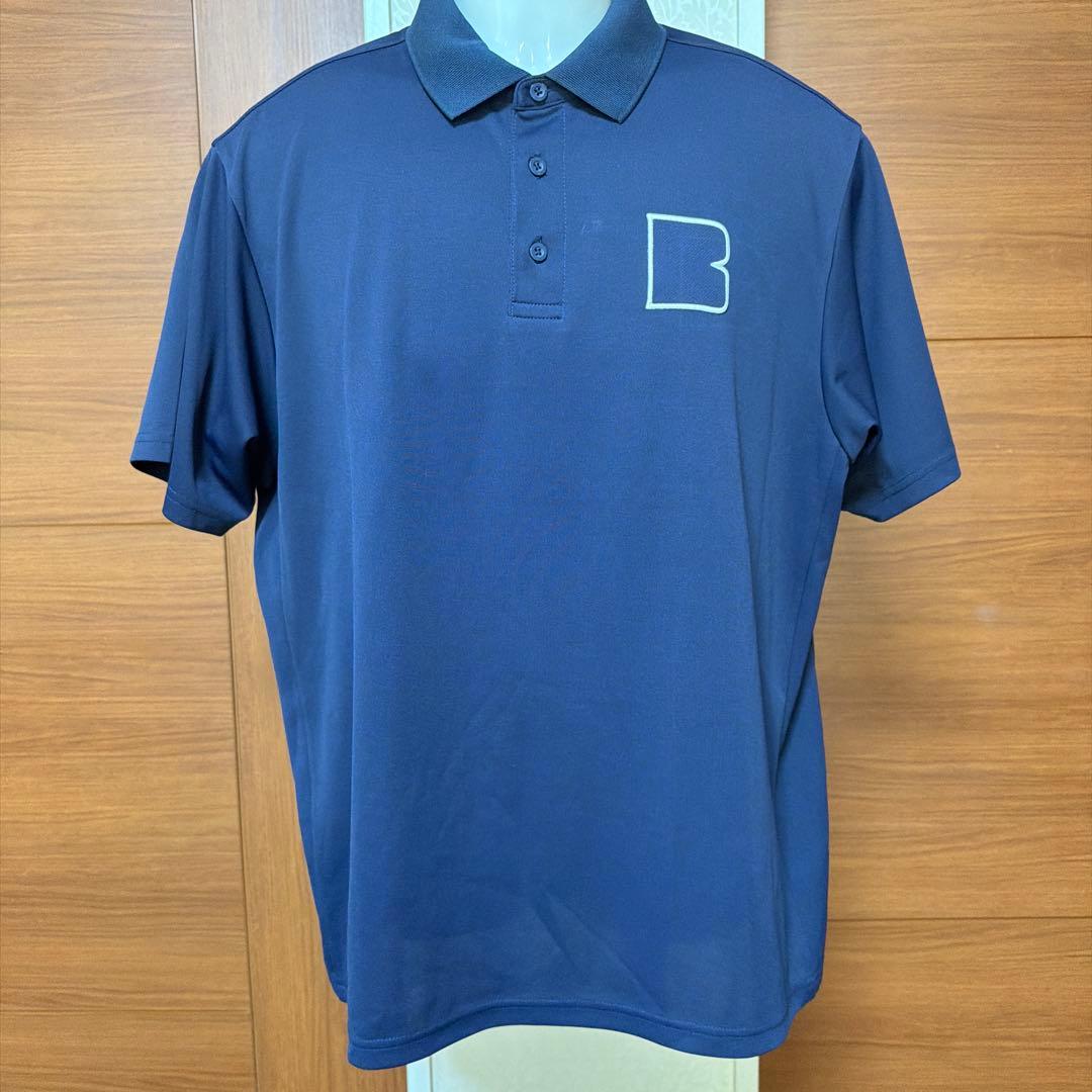 ブリーフィング　ポロシャツ　紺　ネイビー￼