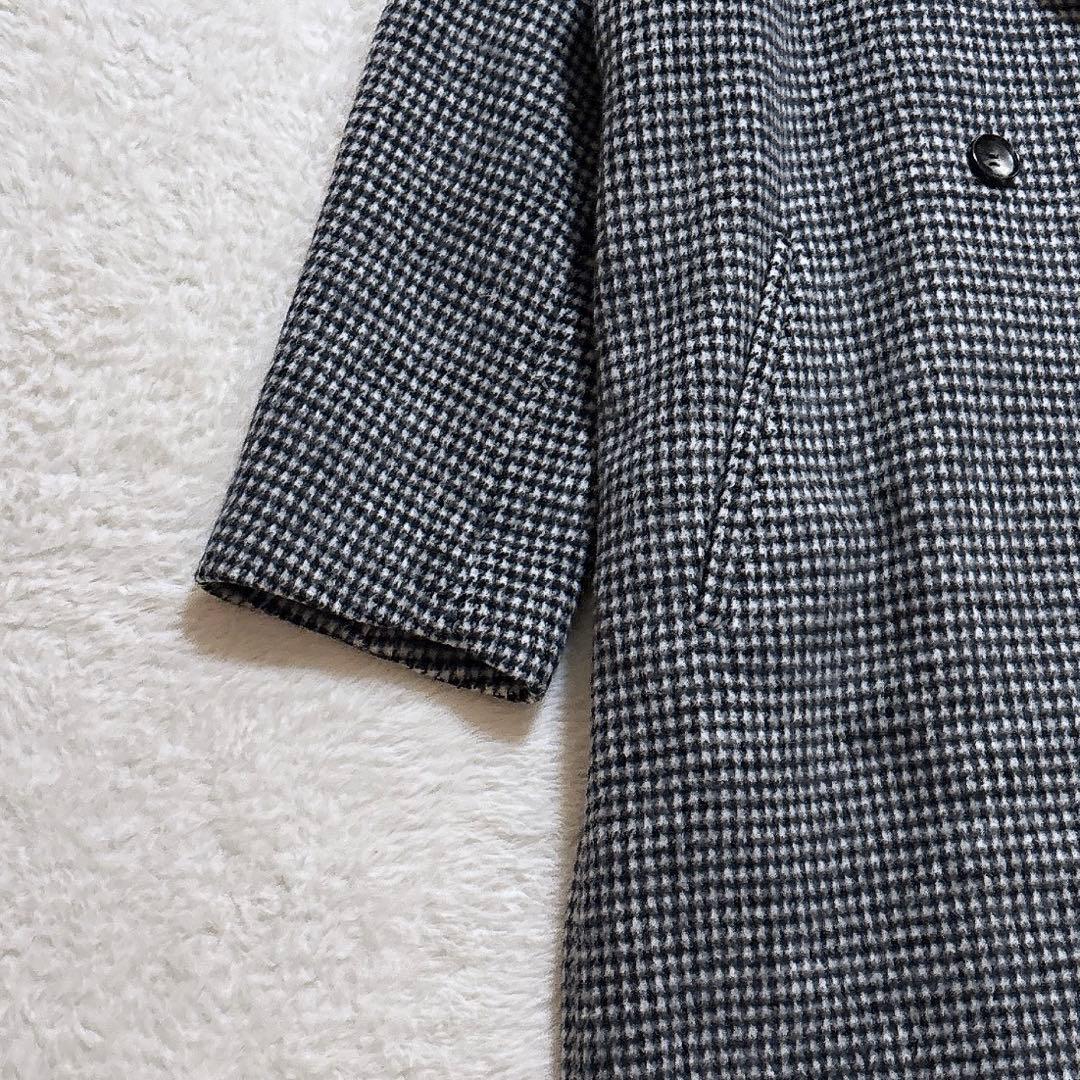 [美品]ドレステリア ウール ロング チェスターコート ダブルボタンサイズ