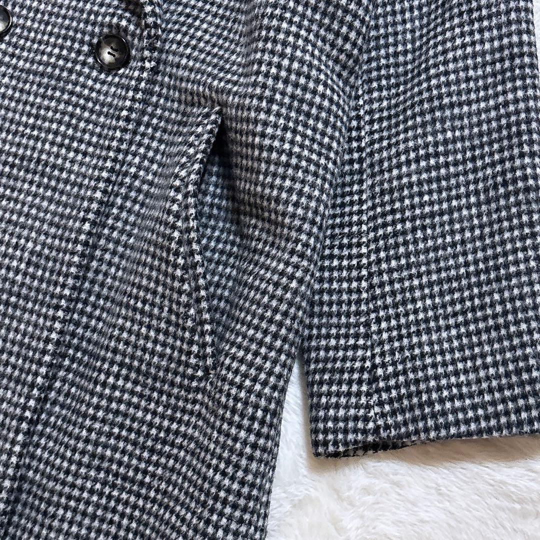 [美品]ドレステリア ウール ロング チェスターコート ダブルボタンサイズ