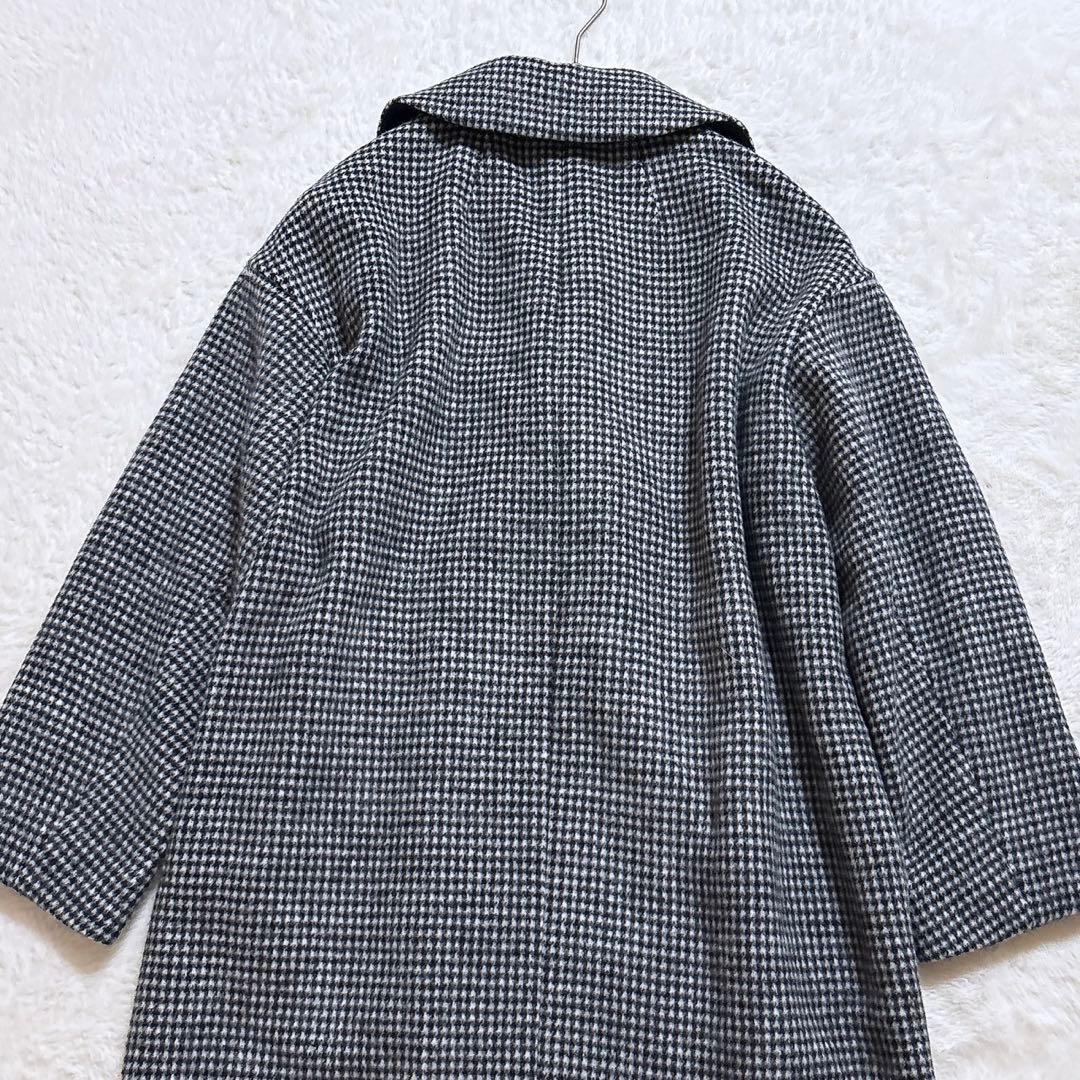 [美品]ドレステリア ウール ロング チェスターコート ダブルボタンサイズ