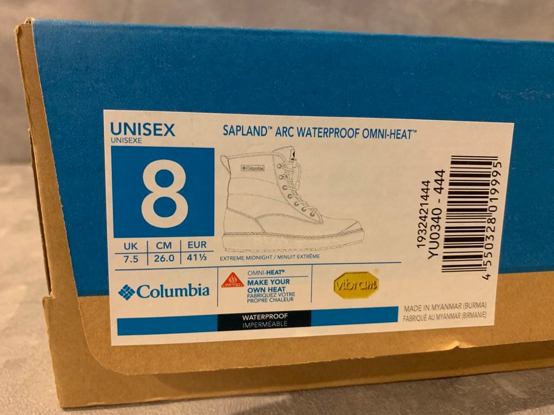 【新品】コロンビア 大人気サップランド unisexウォータープルーフJP26㎝