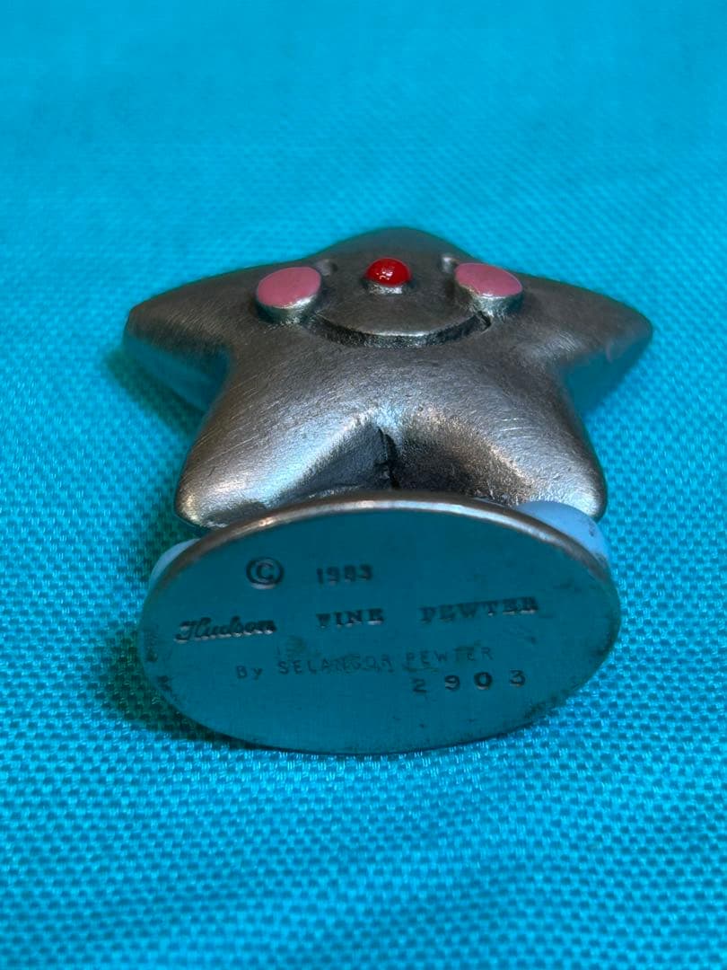 ヴィンテージ Hudson/Selangor Pewterフィギュア太陽月星3個