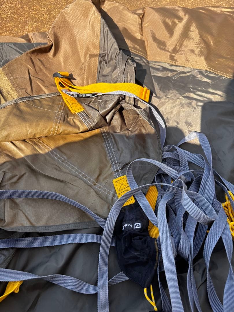 ニーモ　ヘキサ6p ポール2本　二股ポール部品1つ