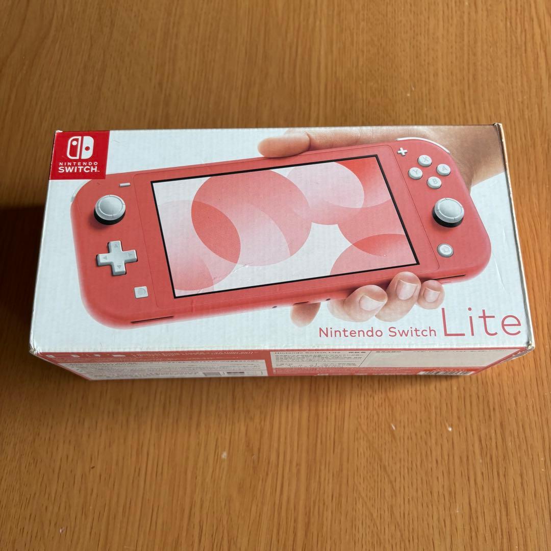 ぽて　Nintendo Switch Lite 本体 コーラル ピンク
