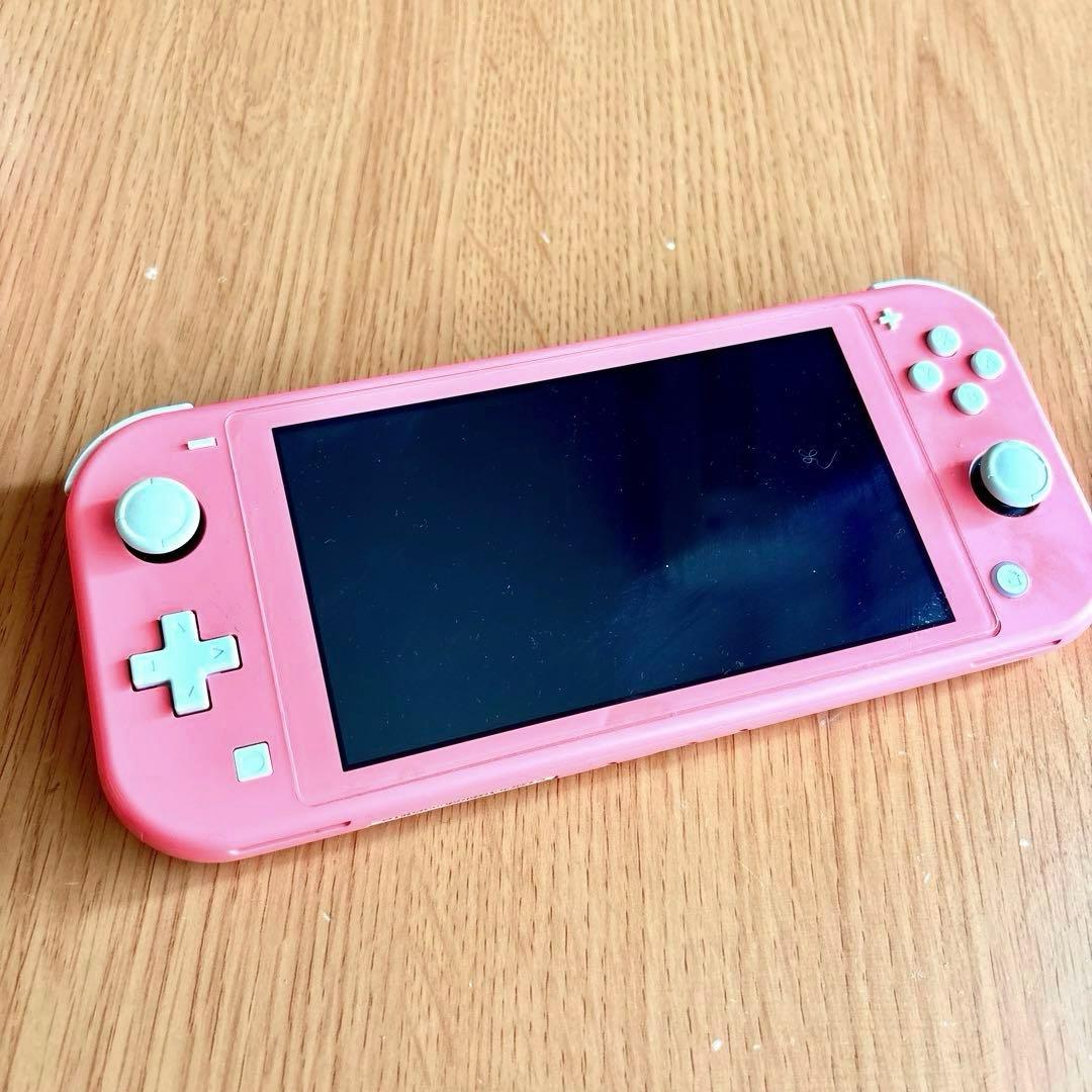 ぽて　Nintendo Switch Lite 本体 コーラル ピンク