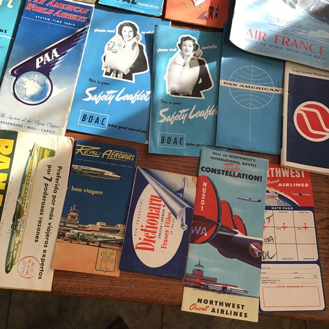 トラベラーズノート　多数　海外　航空会社　パンナム等