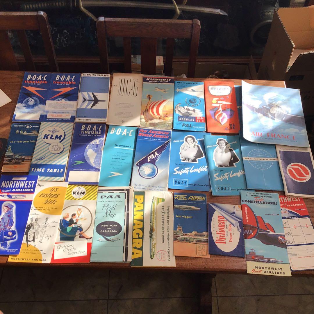 トラベラーズノート　多数　海外　航空会社　パンナム等