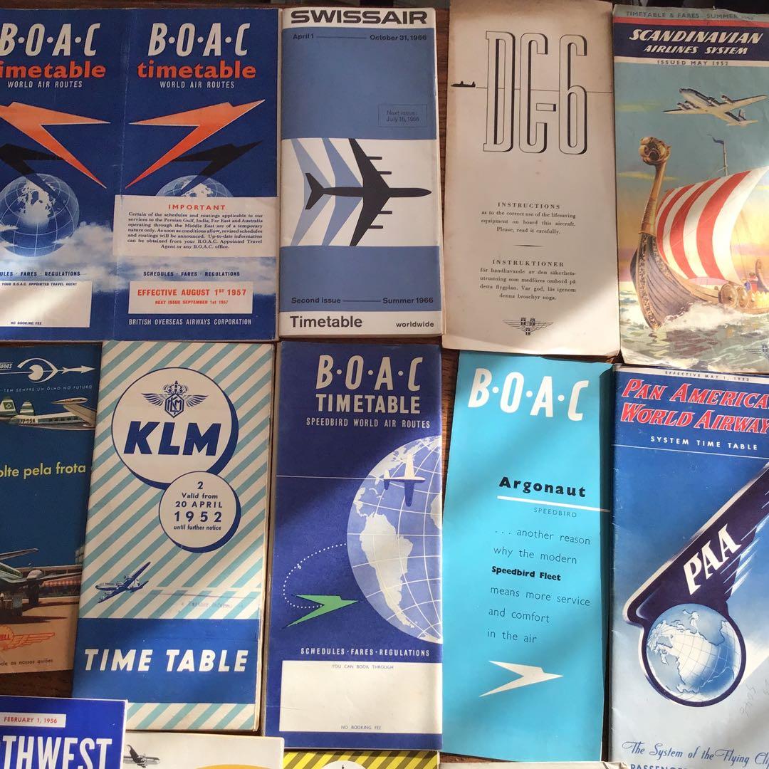 トラベラーズノート　多数　海外　航空会社　パンナム等