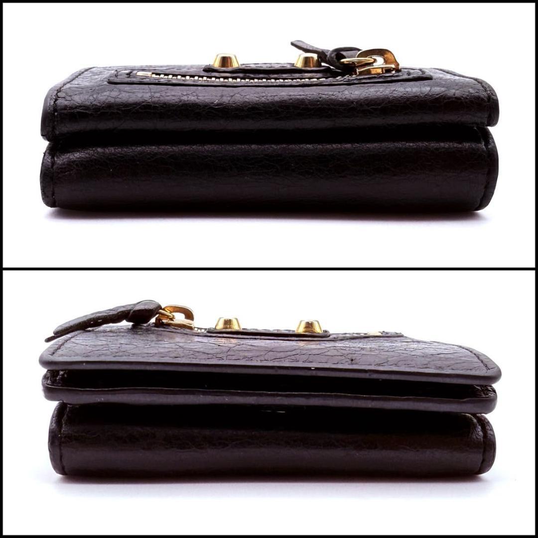 【美品】BALENCIAGA バレンシアガ　クラシックミニ　コンパクトウォレット