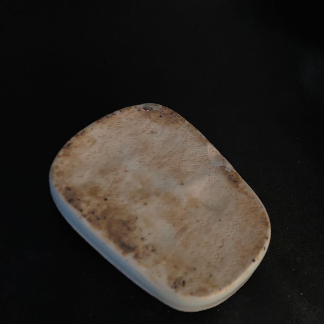 赤札閉店セール❗️【ギャラリー三益】中国古美術　影青蘭花陽刻紋硯（宋時代）