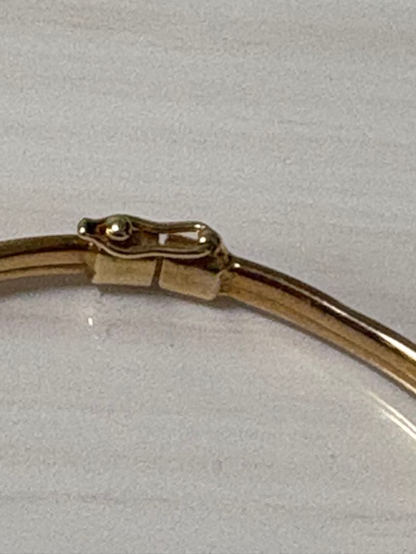 10金ルビーバングル