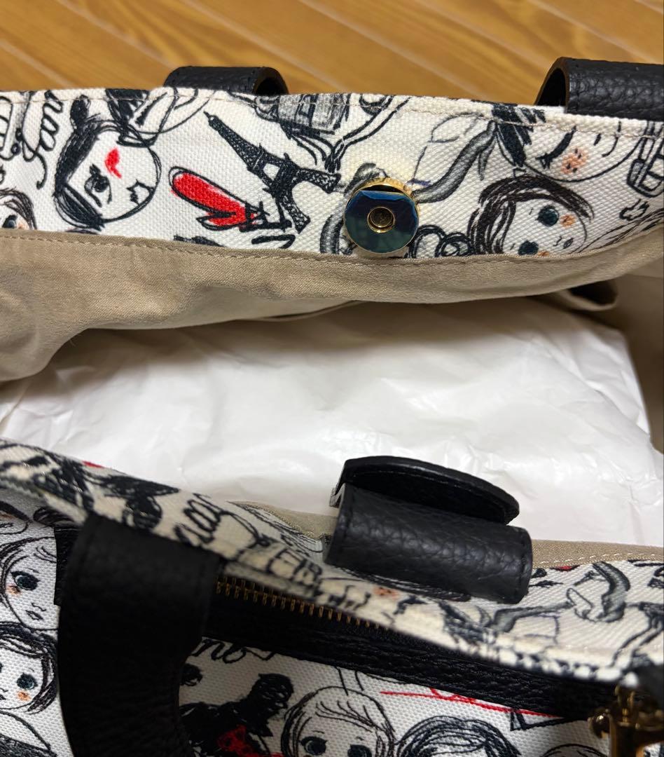 IANNEエクランフェイスハンドバッグ　2way