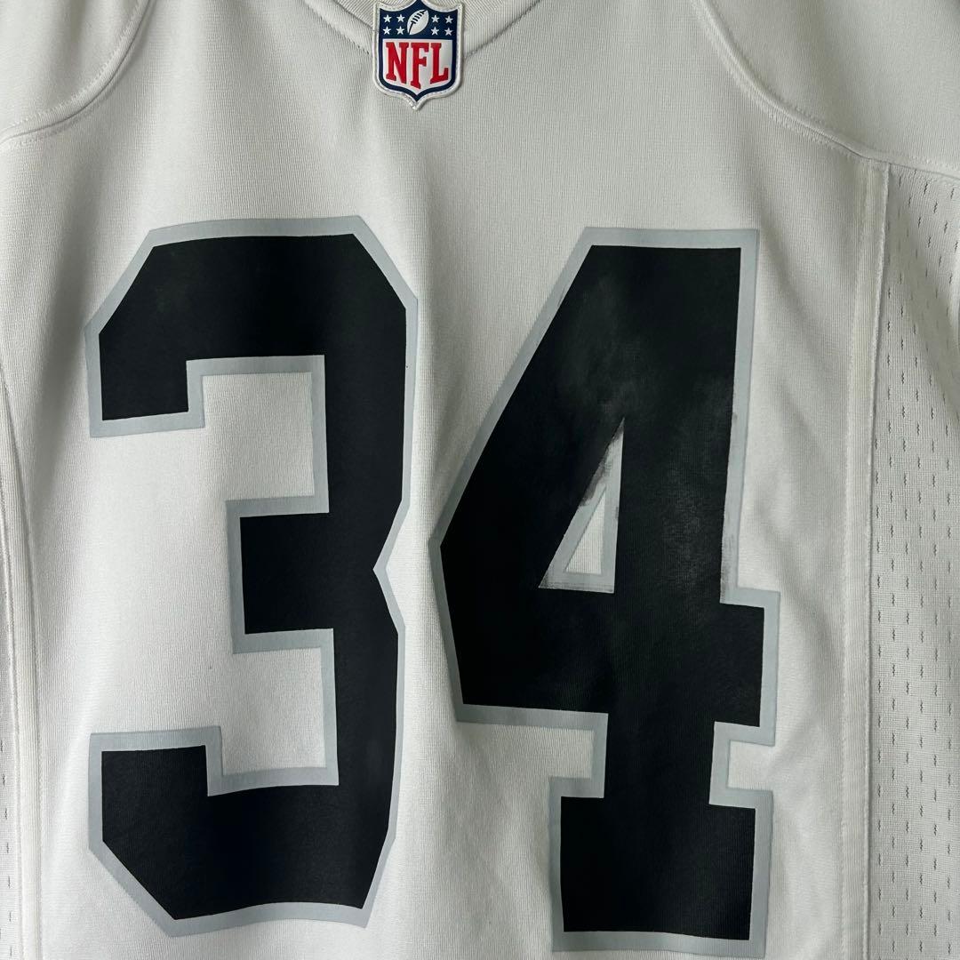 希少 NIKE NFL レイダース ボージャクソン ゲームシャツ 白