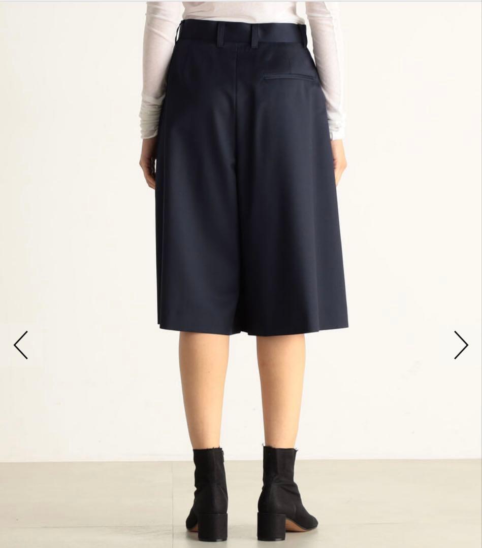 Edition ゼニア タックワイドハーフパンツ　size34（7号）グレー