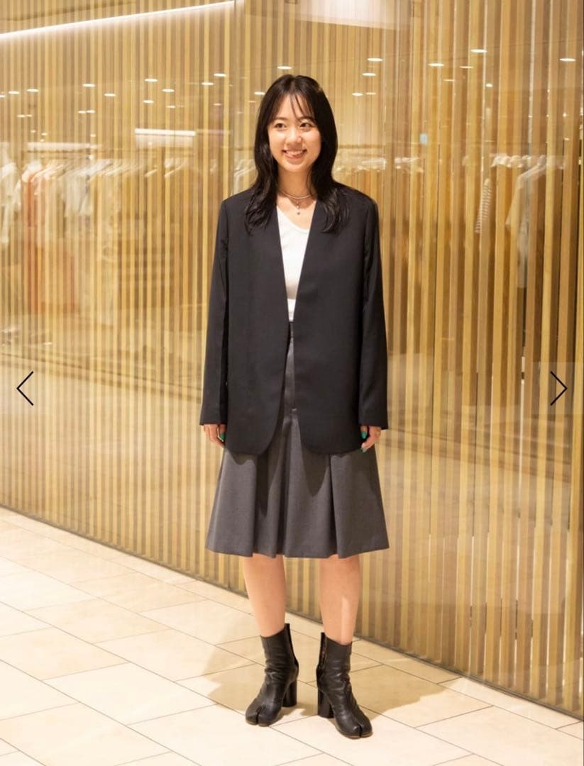 Edition ゼニア タックワイドハーフパンツ　size34（7号）グレー