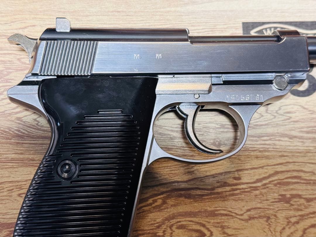 【マルゼン】 ワルサー P38 シルバー ac40.s