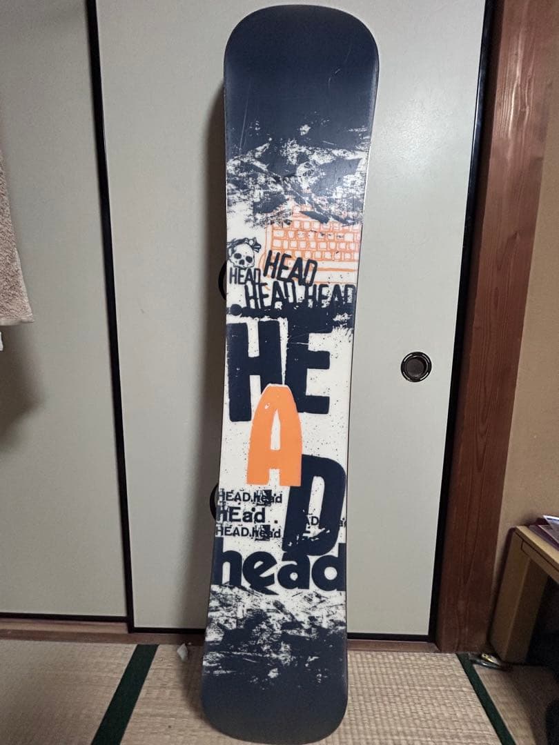 初心者向け HEAD スノーボード RIDEバインディング付き 153cm